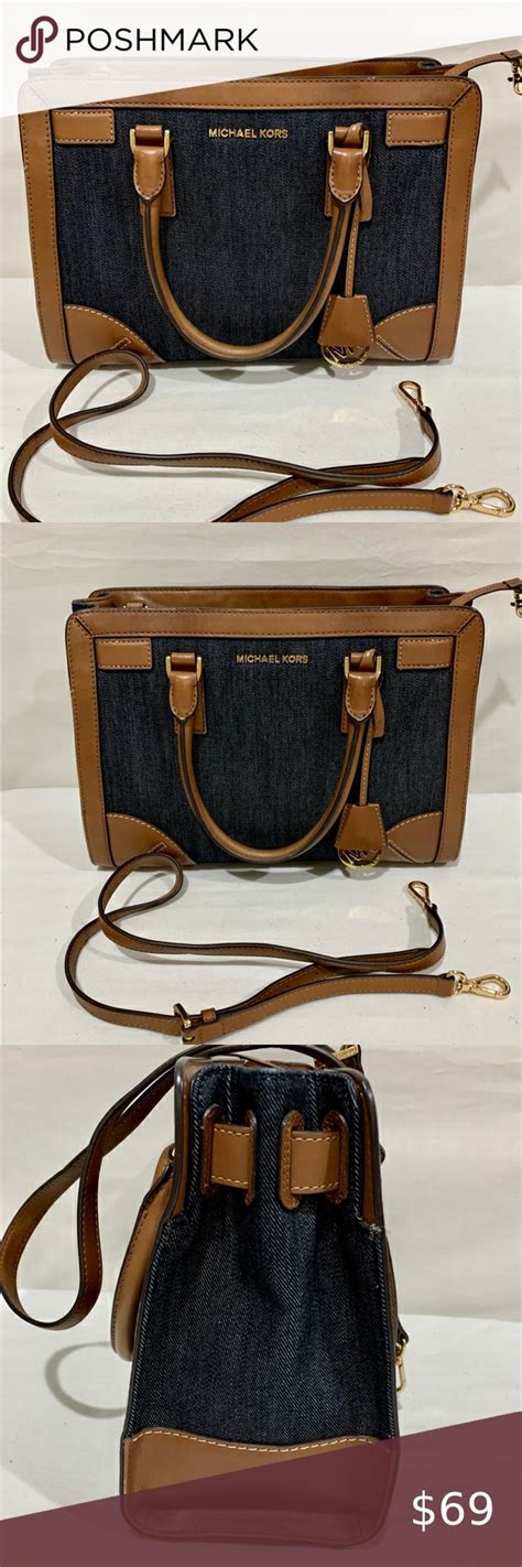 Michael Michael Kors Denim & Leather